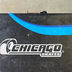 Size 5 Chicago Skates: Ladies Rink Skates In White