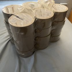 24 Brown Tape Rolls 