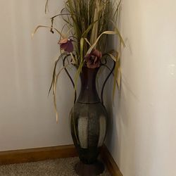 Small Fake Plant And Vase