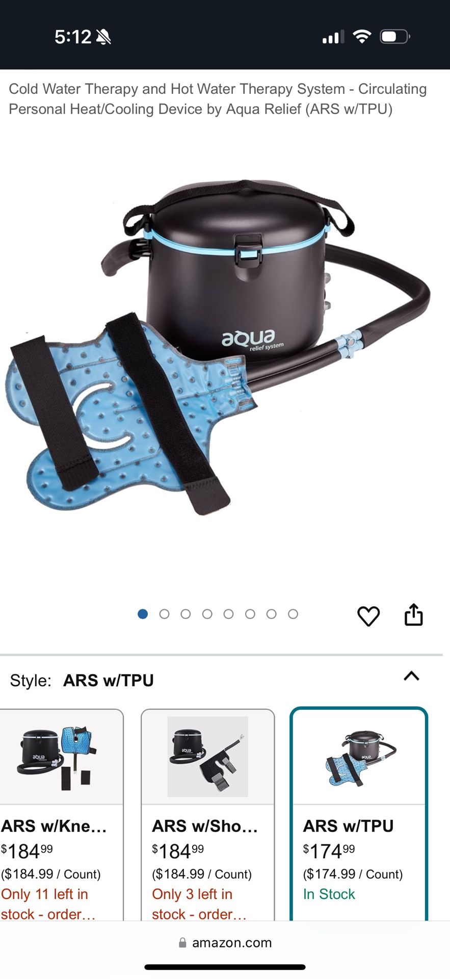 Aqua Relief Hot And Cold Therapy System