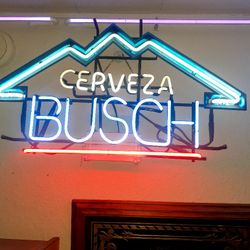 NEON 4 COLOR Busch sign
Works and looks great 
$295

Get it for Kyle Busch
