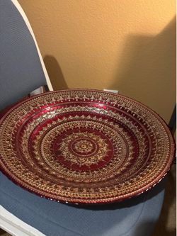 Large Decor  Deep Plate