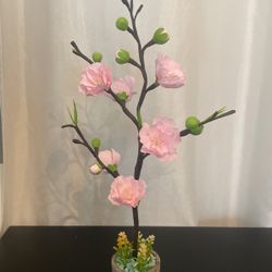 Peach Blossom Paper Flowers 