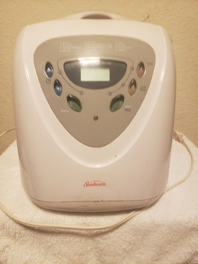 Sunbeam Bread Maker Model 5891