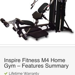 Inspire fitness M4 Home multi-gym