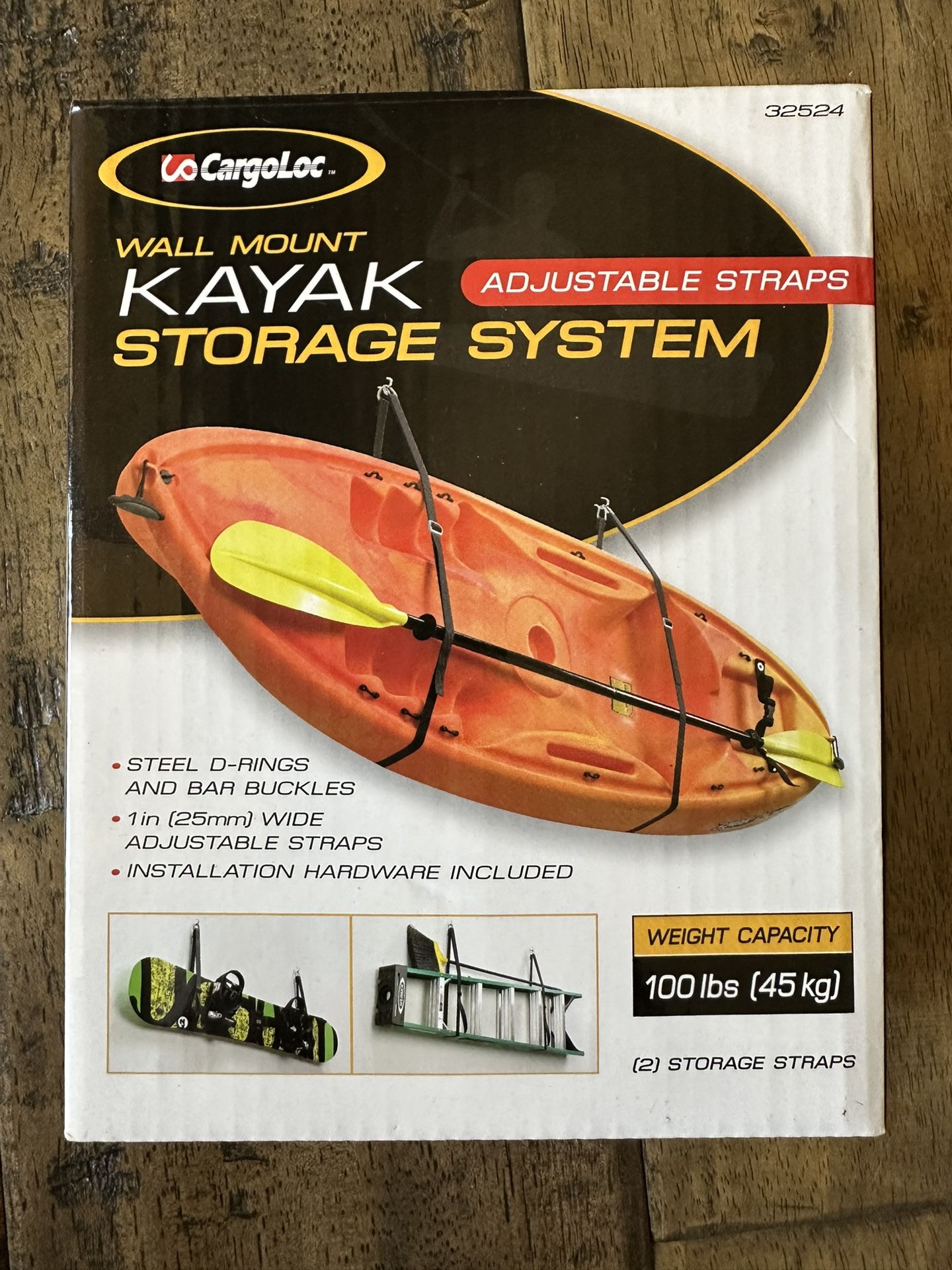 Kayak/snowboard/Ladder Storage System