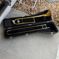 King 606 Student Model Tenor Trombone 2010s - Clear-Lacquered Brass