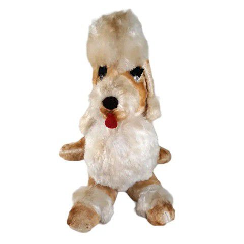 Vintage Plush French Poodle Dog Stuffed Animal Carnival Prize
