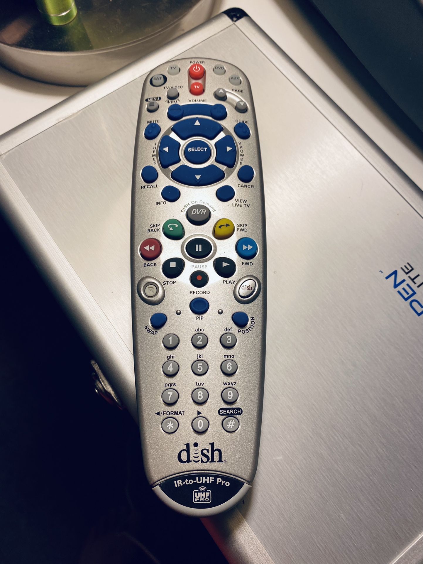 Dish Network Bell ExpressVU BEV 6.4 Remote Control TV2 #2 IR/UHF PRO 622 625 722