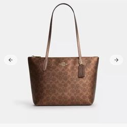 New Coach Purse Fiona Zip Tote NEW Great Valentines Gift