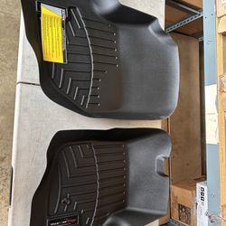 WeatherTech Custom Fit FloorLiners for Durango, Aspen - 1st Row (440081), Black