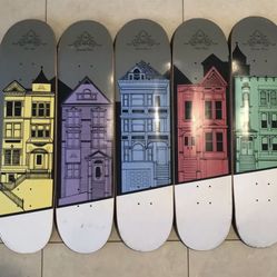 Western Edition Skateboard Set Of 5