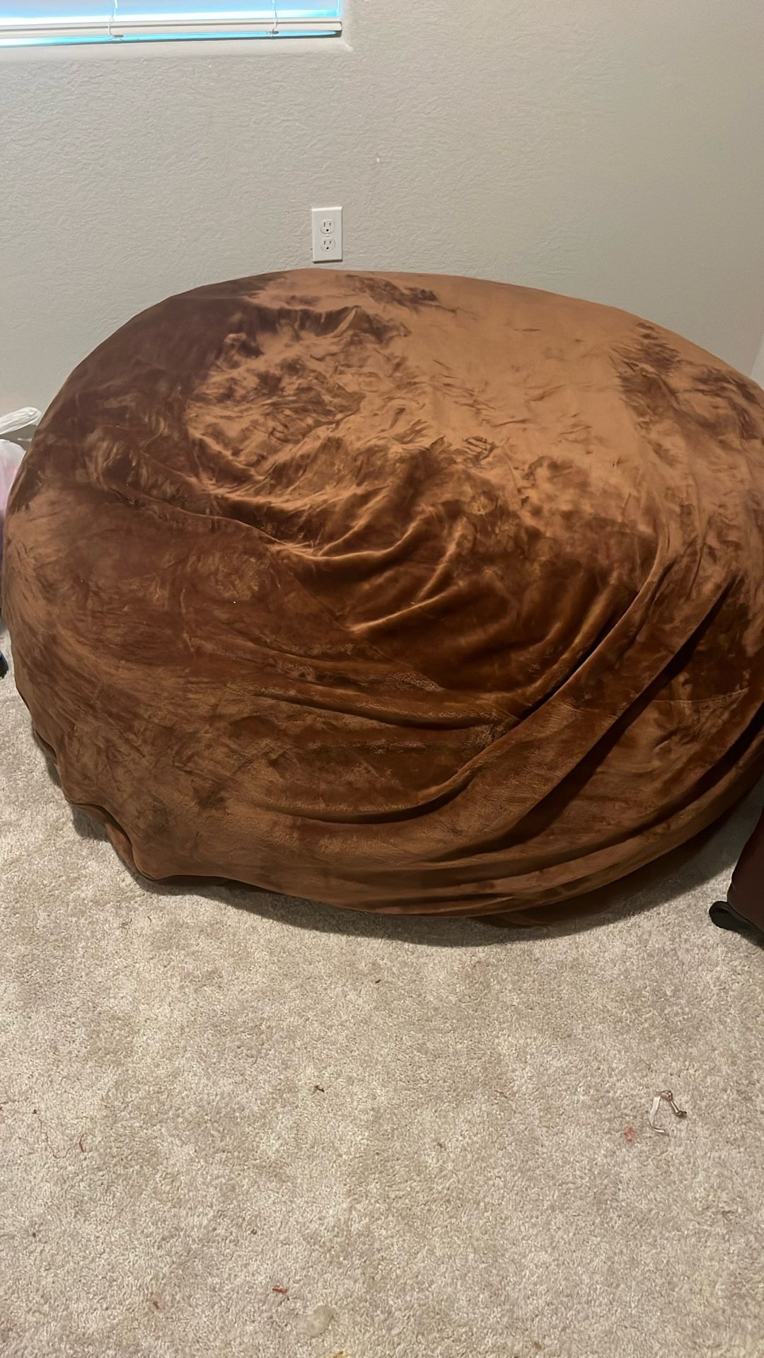 Bean Bag 5 Feet Golden Color Open Box