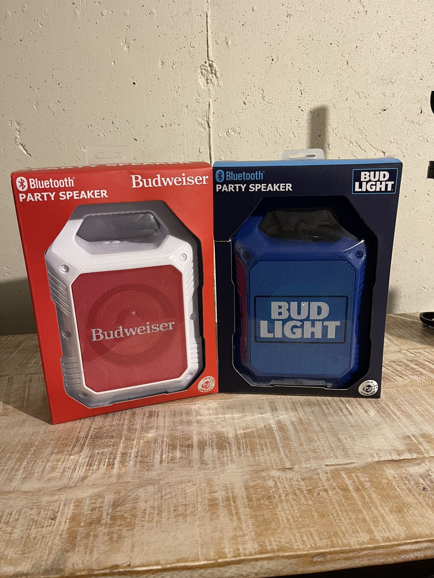 Bud Light Budweiser Bluetooth Speakers