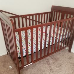 Cherry Full Size Crib 