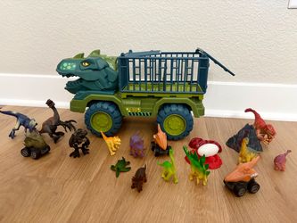 20 piece Dinosaurs and Truck