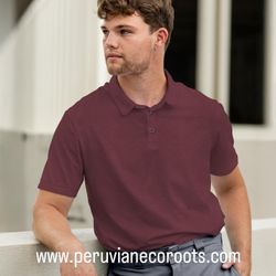 Golf Polo Shirt Short Sleeve Pima Cotton Blend