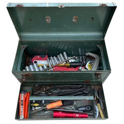 Vintage Tool Box W/Tools 