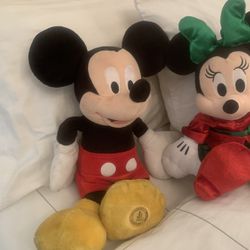 Mickey & Christmas Minnie Dolls Can Be Sold Separately For $5 Each ( Pick Up Only Near Labrea & San Vicente 90019)  