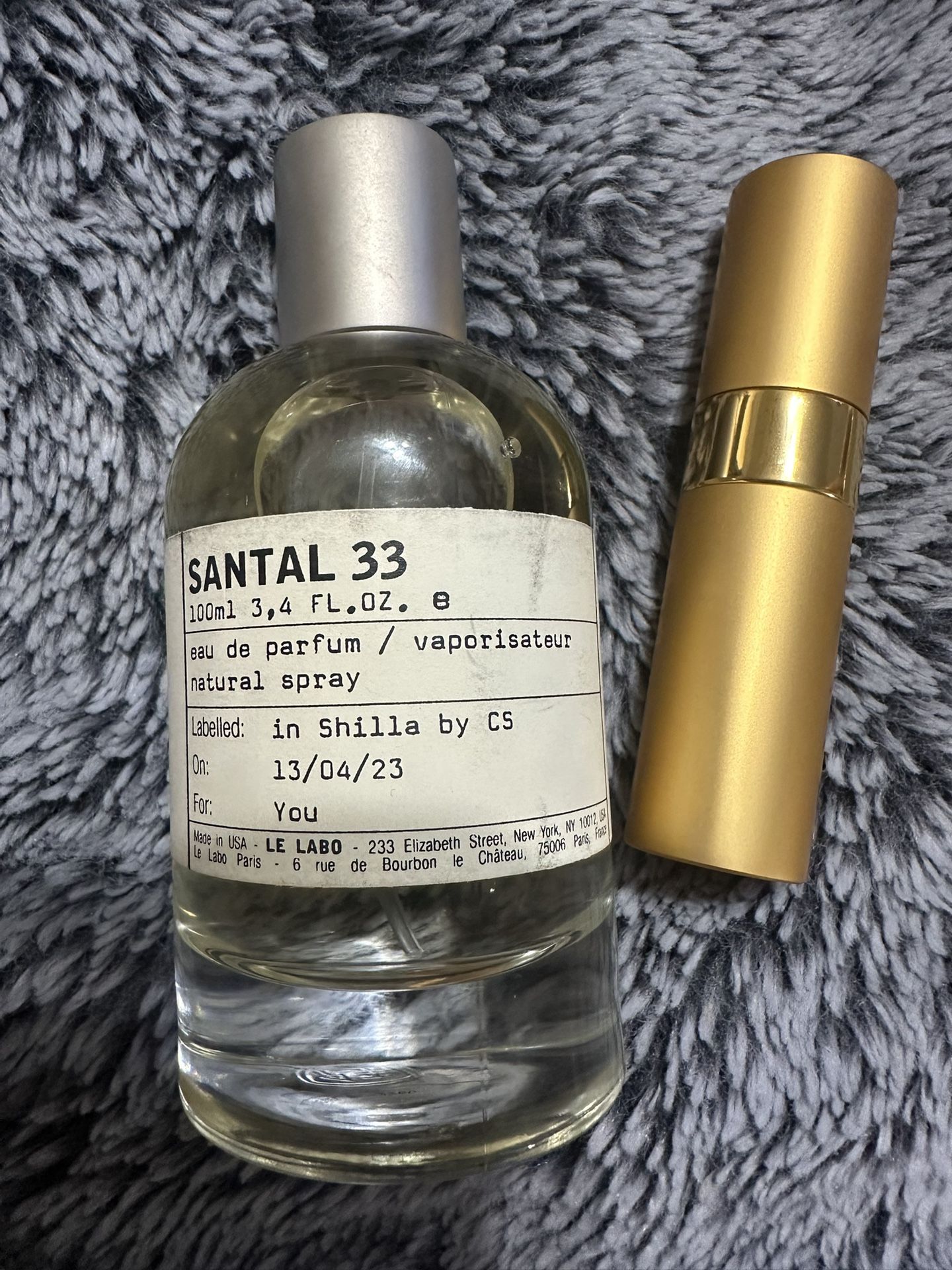 Le Labo Santal 33 Perfume Decant