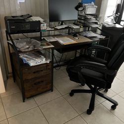 Computer Package With Desk And Chair 