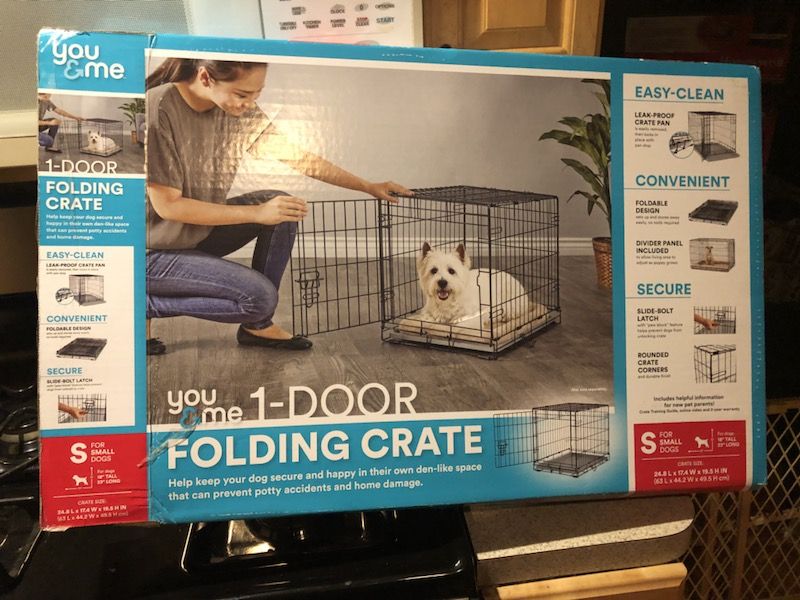 Small dog crate - new in box never opened