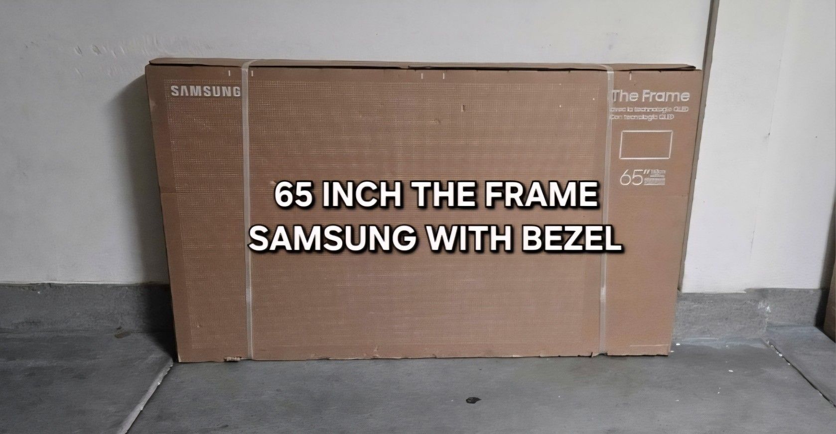 New 65 Inch the Frame Samsung Smart TV 4K. Brand new factory sealed. Includes new white or teak bezel