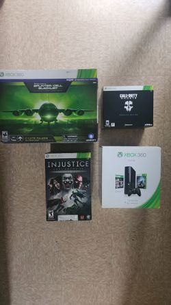 XBOX 360 250GB SEALED GAMES AND SYSTEM