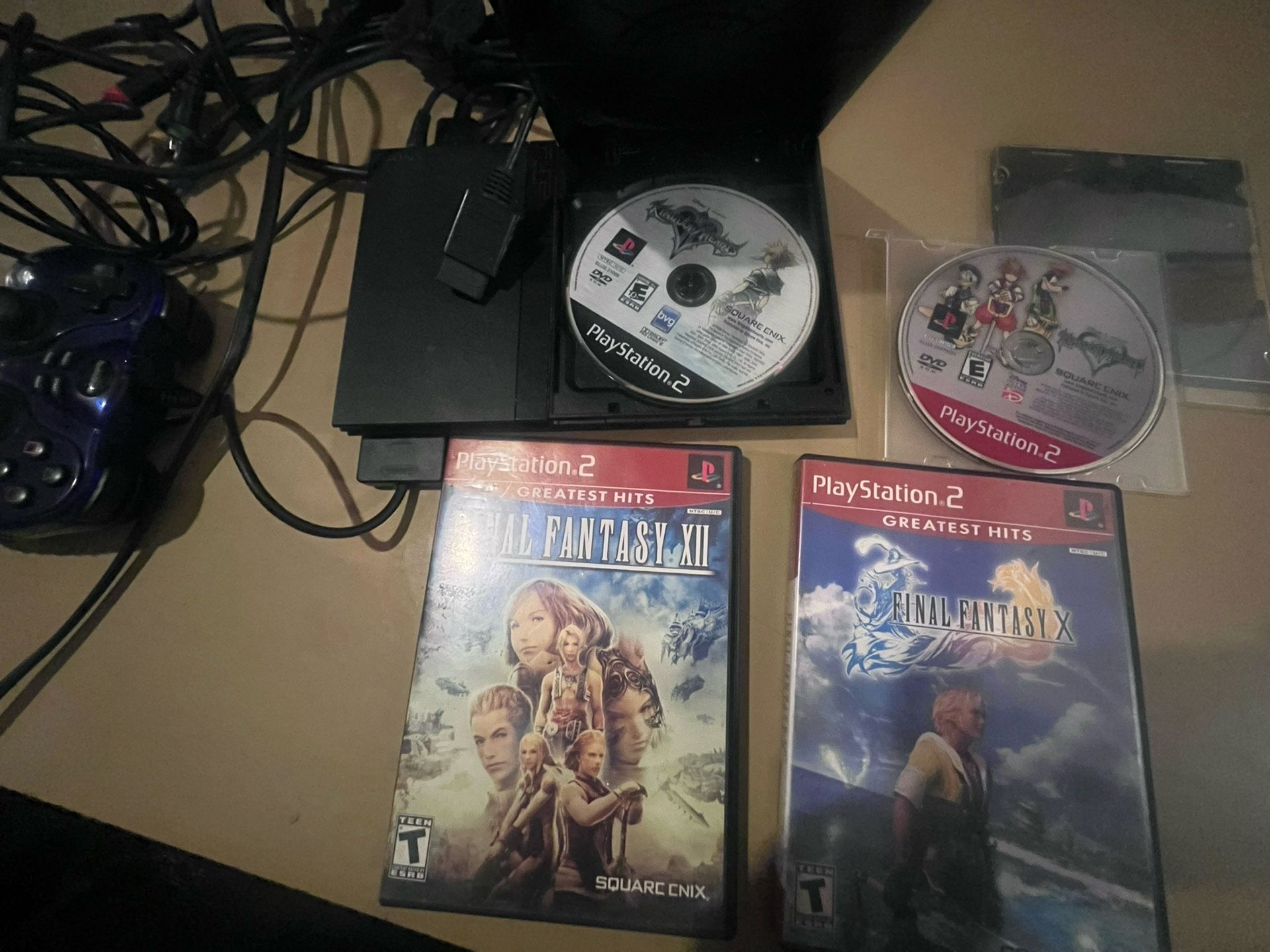 PS2 Slim W Games And Control 