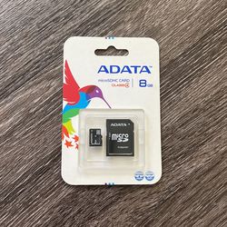 Adata MicroSDHC Card 8GB