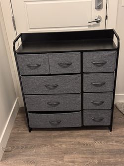 Dresser With Cloth Drawers $3
