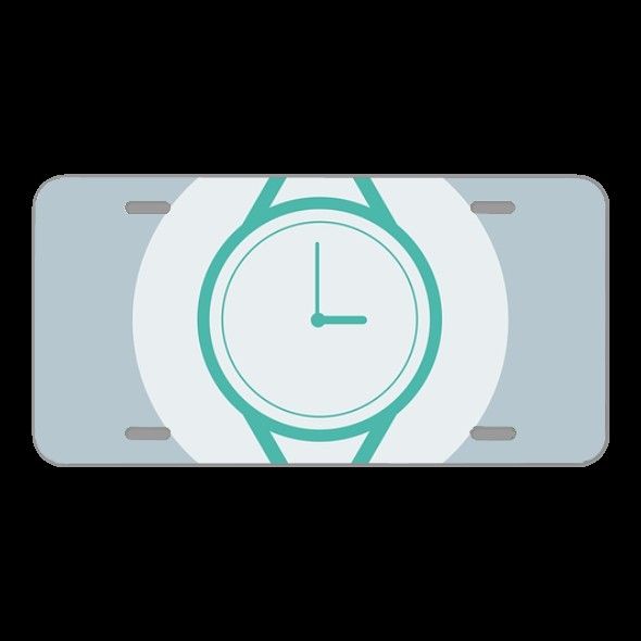 License Plate Novelty Car Front Hand Clock Clock Time Hand Minute