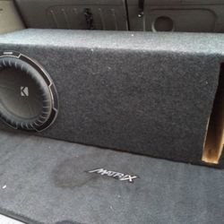 Custome Ported Box 10" With Kicker Comp Q Subwoofer Dual 4 Omh Voice Coils 
