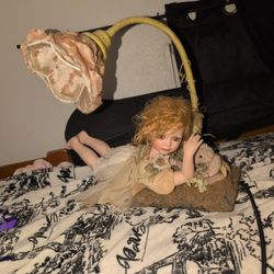 Porcelain Doll Lamp