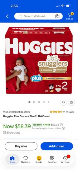 Huggies size 2 new