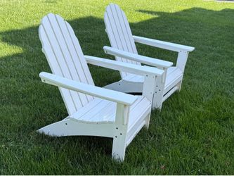 2 x Polywood Vineyard Adirondack chairs