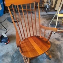 Wooden Rocking Chair, Real Wood