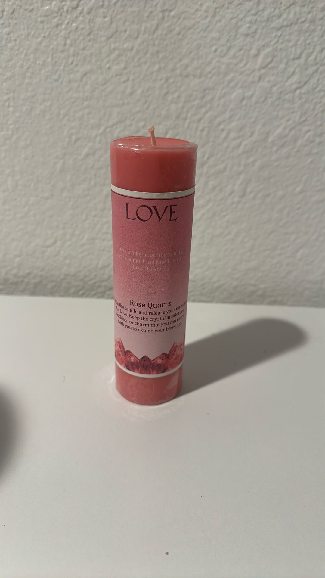 Love Rose Quartz Candle