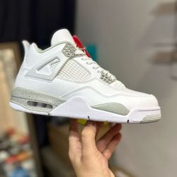 white sports basketball shoes