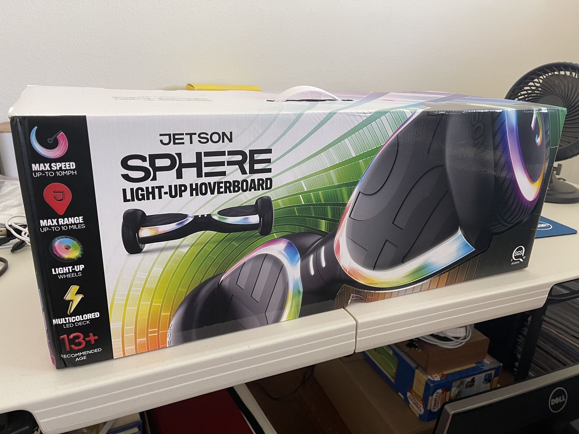 JETSON SPHERE LIGHT-UP HOVERBOARD - Brand New
