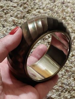 Unique brass bangle