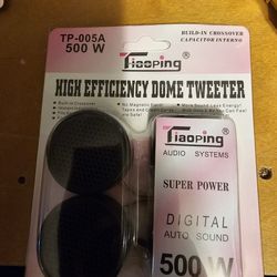 Tiaoping TP-005A High Efficiency Dome Tweeters, New!