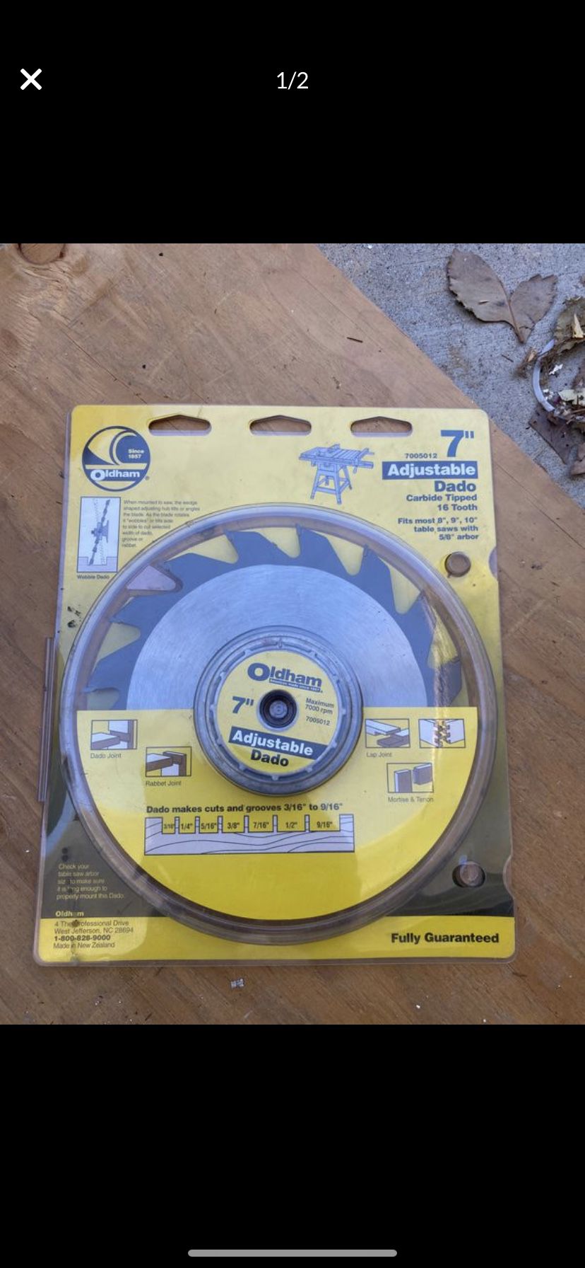 NEW CARBIDE TIP TABLE SAW BLADE