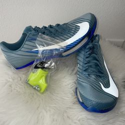 Nike Air Zoom Maxfly 2 Track Field Men Sz 9 Denim Turquoise HQ1843-400 NWOB