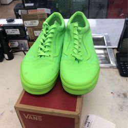 Vans Old Skool Lime Green Checker 