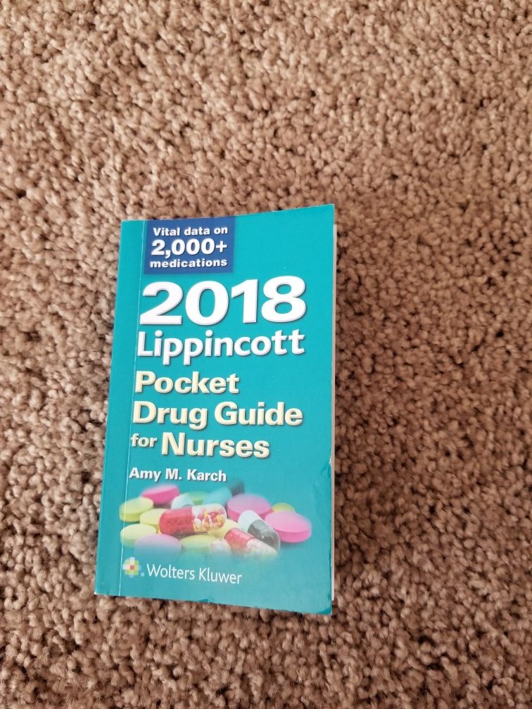 2018 Lippincott Pocket Drug Guide for Nurses, Sixth Edition