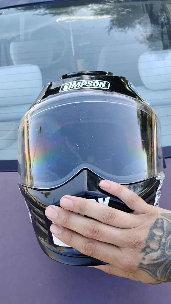 Motorcycle Helmet, Simpson Ghost Bandit