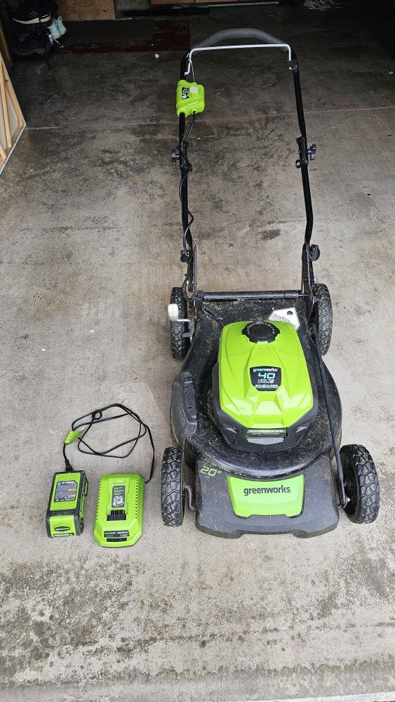 Greenworks 40v 20" Brushless Mower