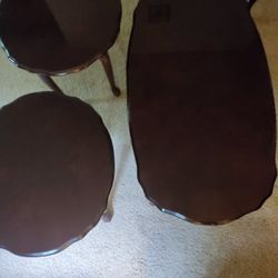 Coffee Table With 2 Table Sides