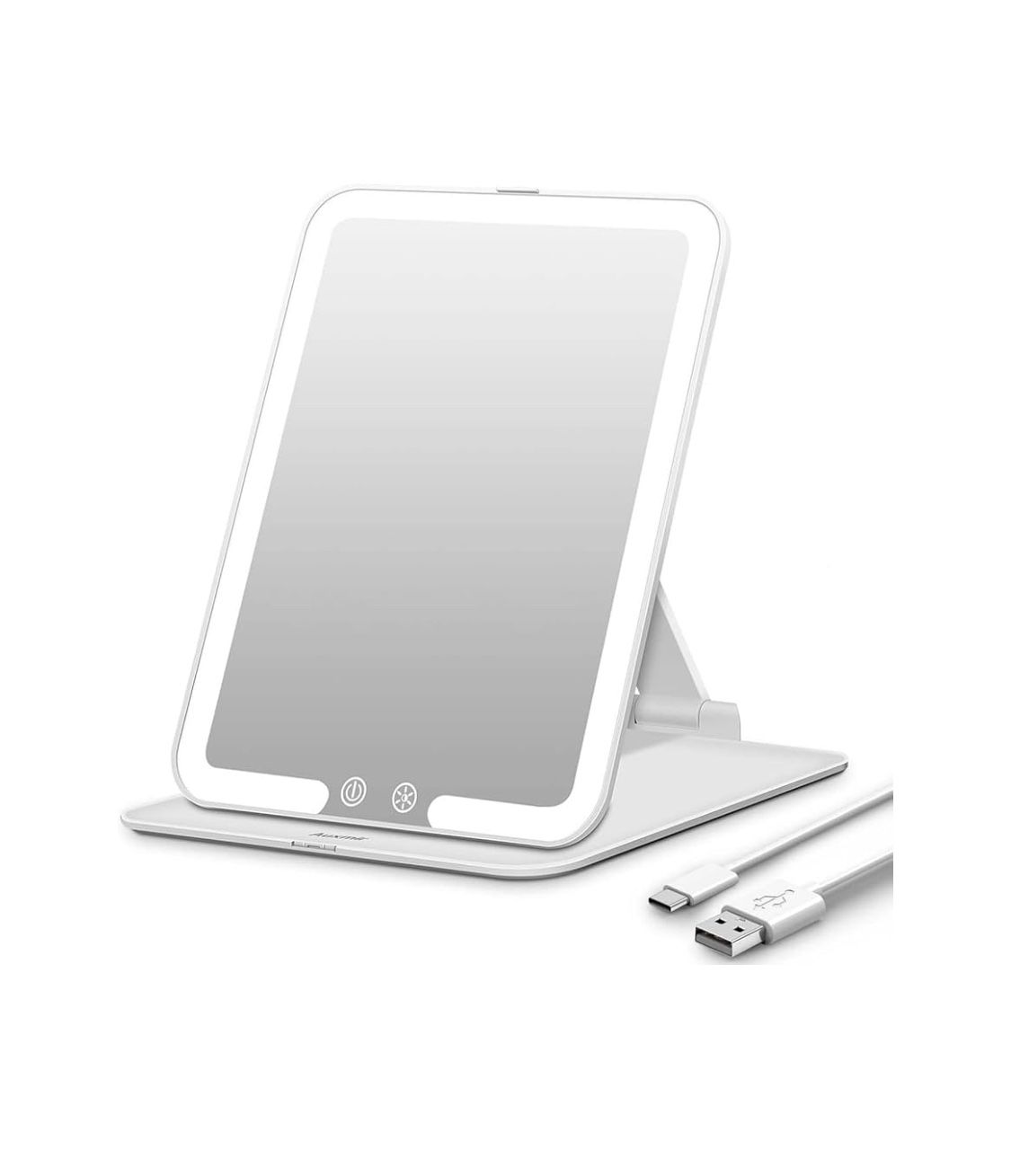 Portable Folding Lighted Travel Makeup Mirror with 72 LEDs